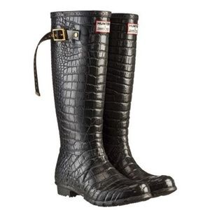 Jimmy Choo x Hunter boot used